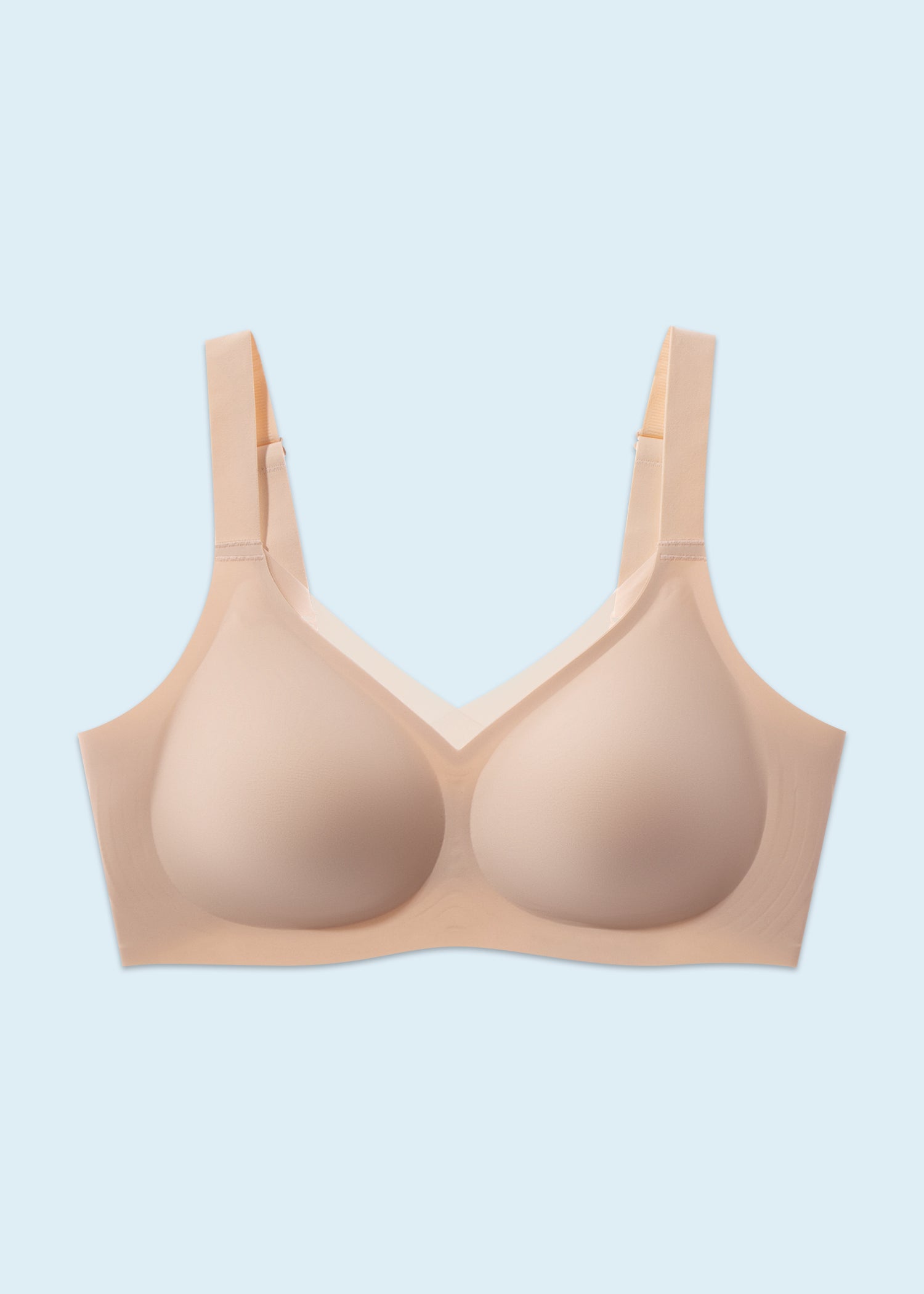 Posefree V-shaped Mesh Style Seamless Bra