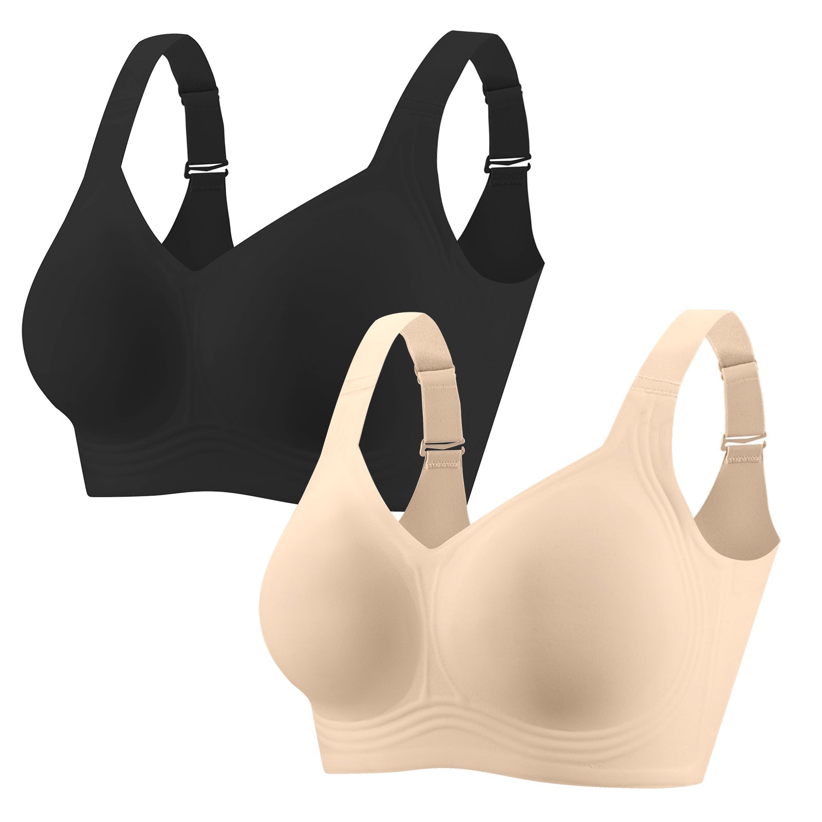 2-Pack Seamless Bra
