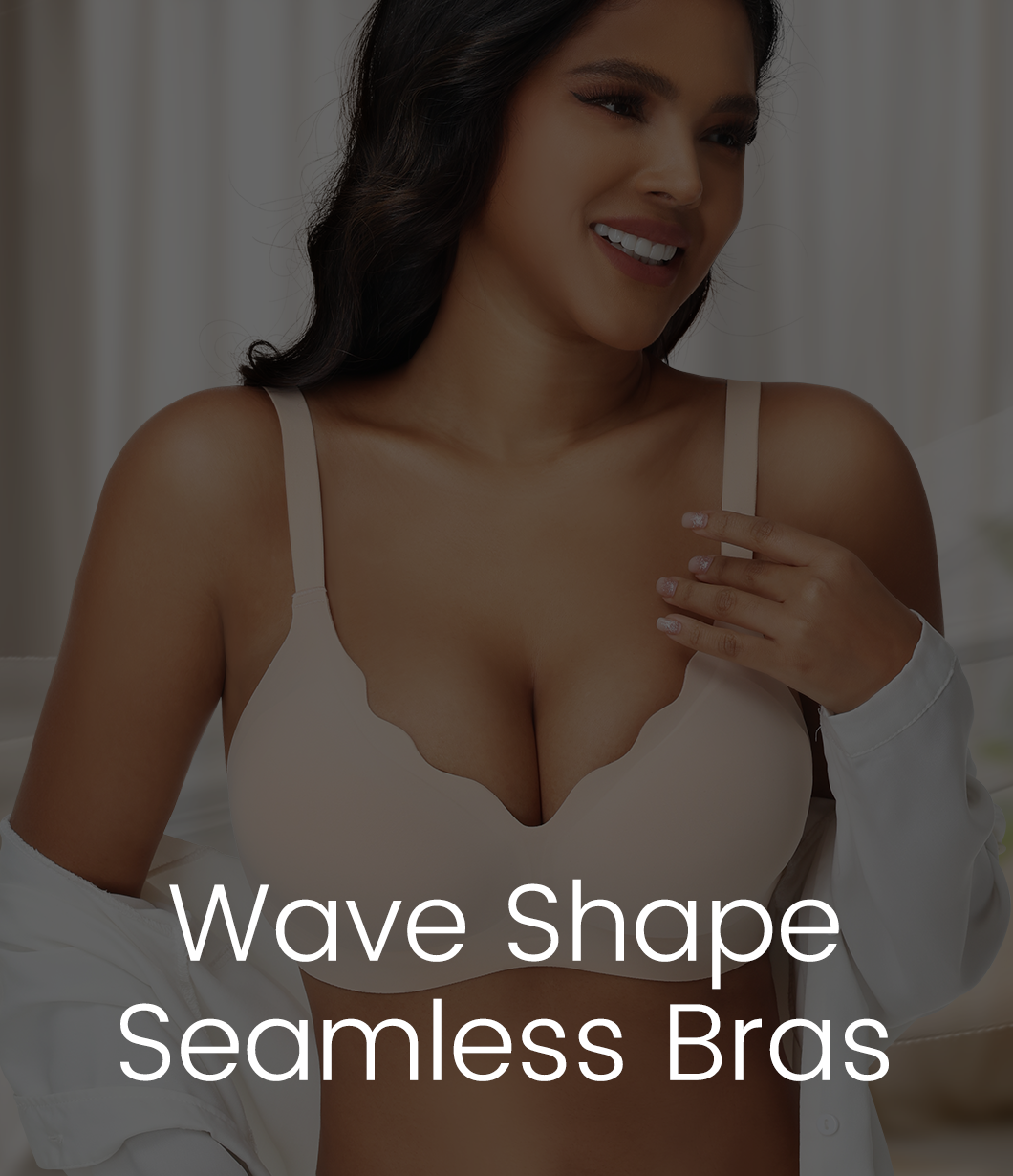 Wave Shape Seamless Bras