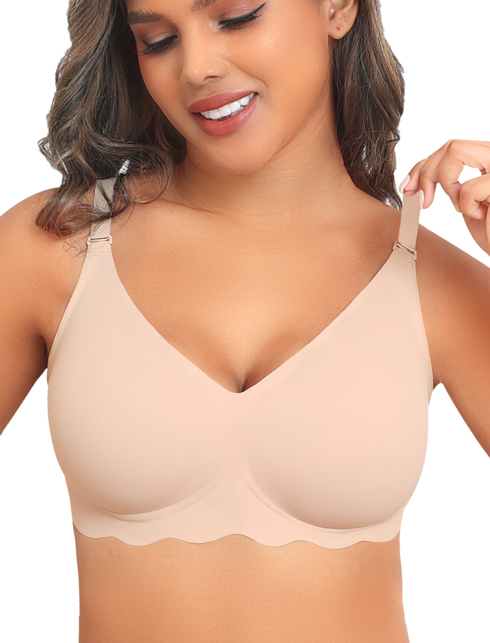 Wave No Underwire Seamless Push Up Seamless Bra