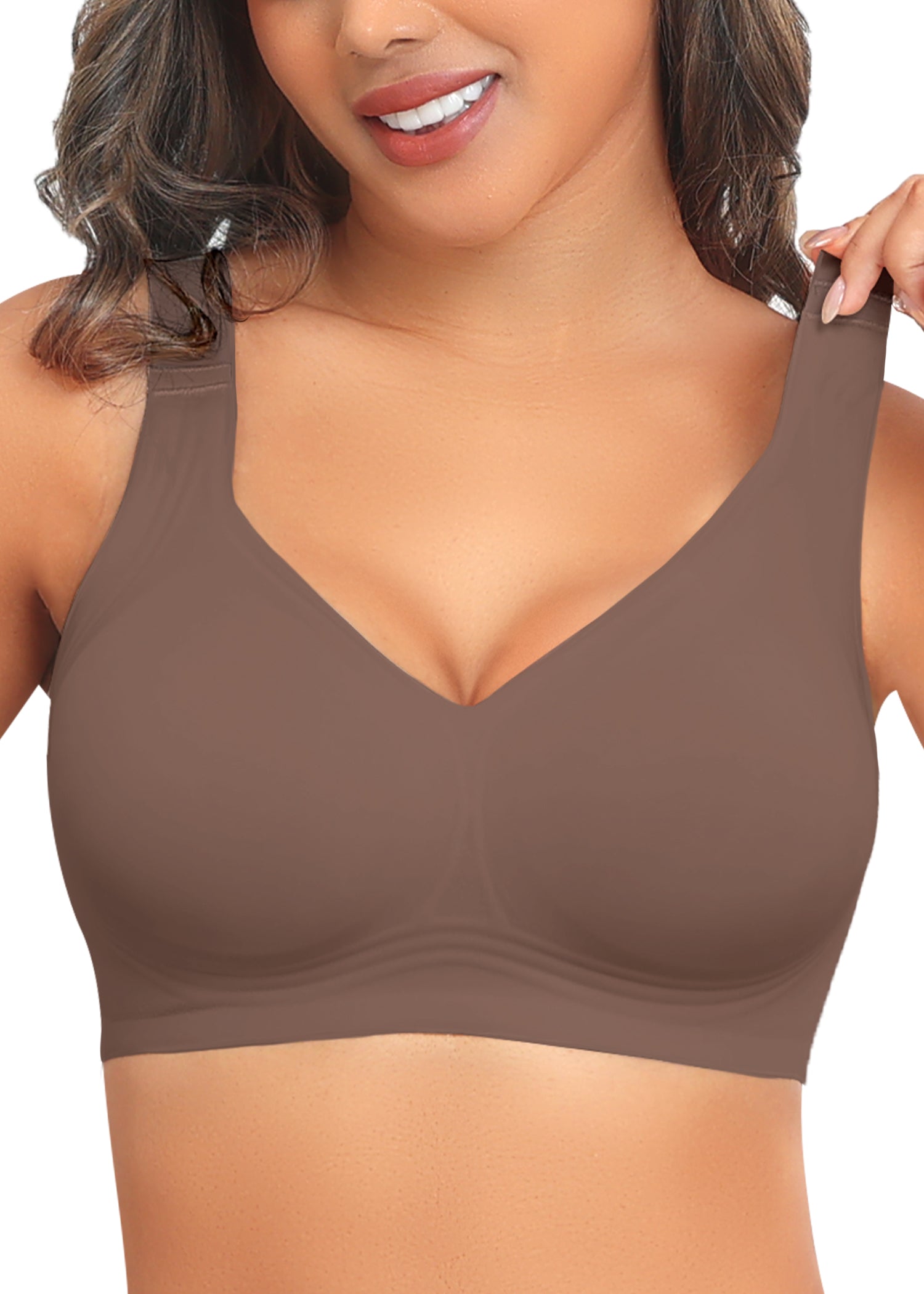 Posefree Full Coverage Seamless Wireless Supportive Bra
