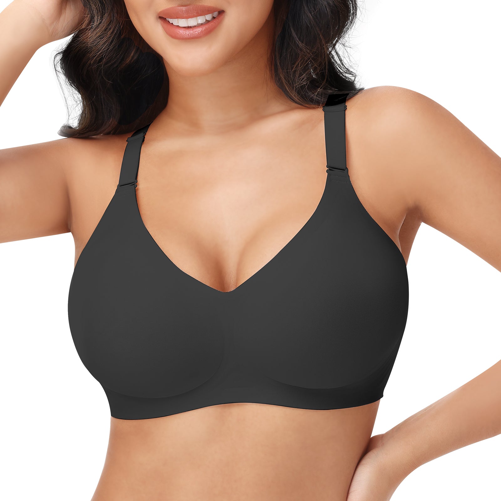 Back Fat Smoothing Padded Push Up Bra
