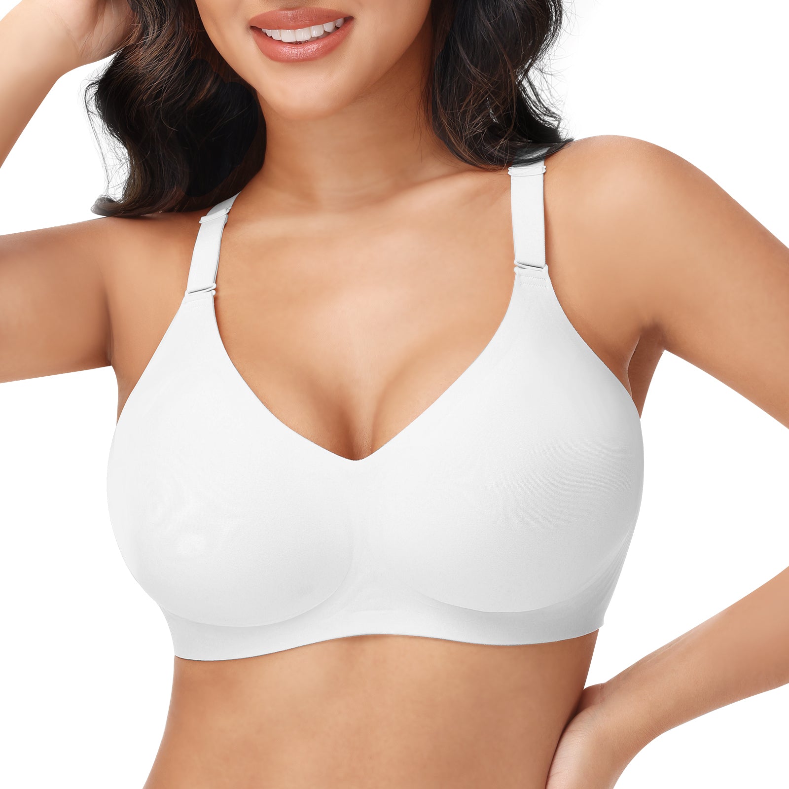 Back Fat Smoothing Padded Push Up Bra