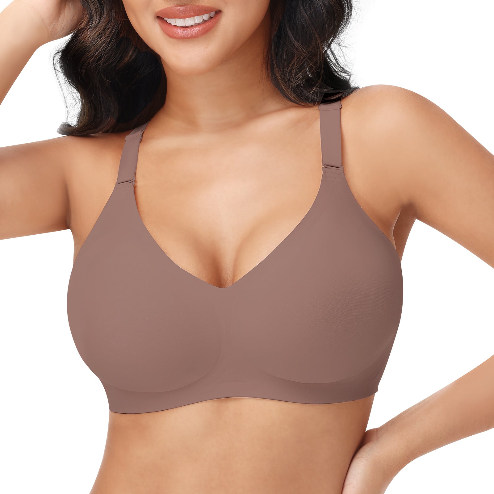 Back Fat Smoothing Padded Push Up Bra