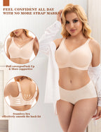 Posefree V-shaped Mesh Style Seamless Bra