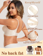 Posefree Deep V No Underwire Seamless Push Up Bra