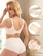 Posefree V-shaped Mesh Style Seamless Bra