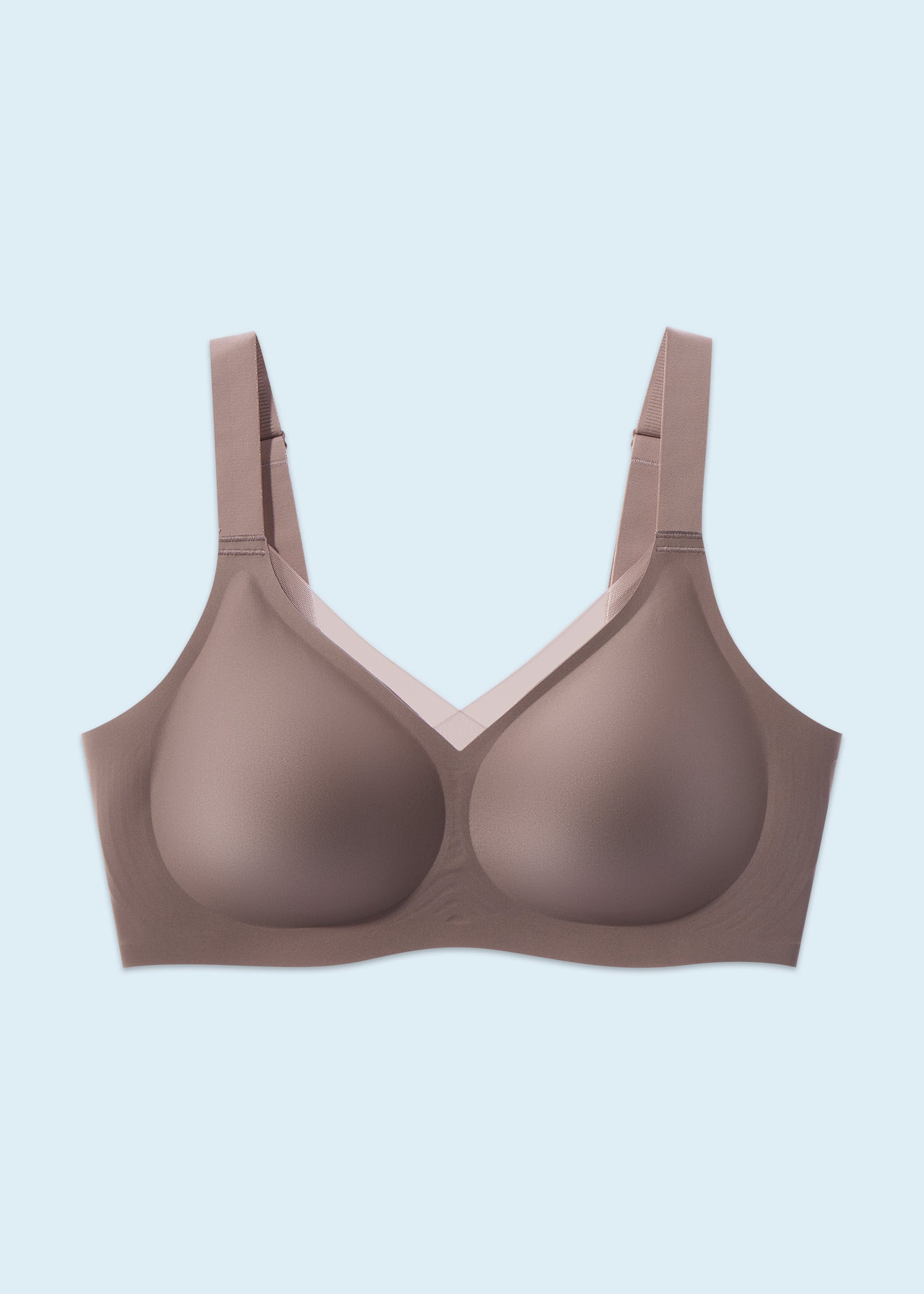 Posefree V-shaped Mesh Style Seamless Bra