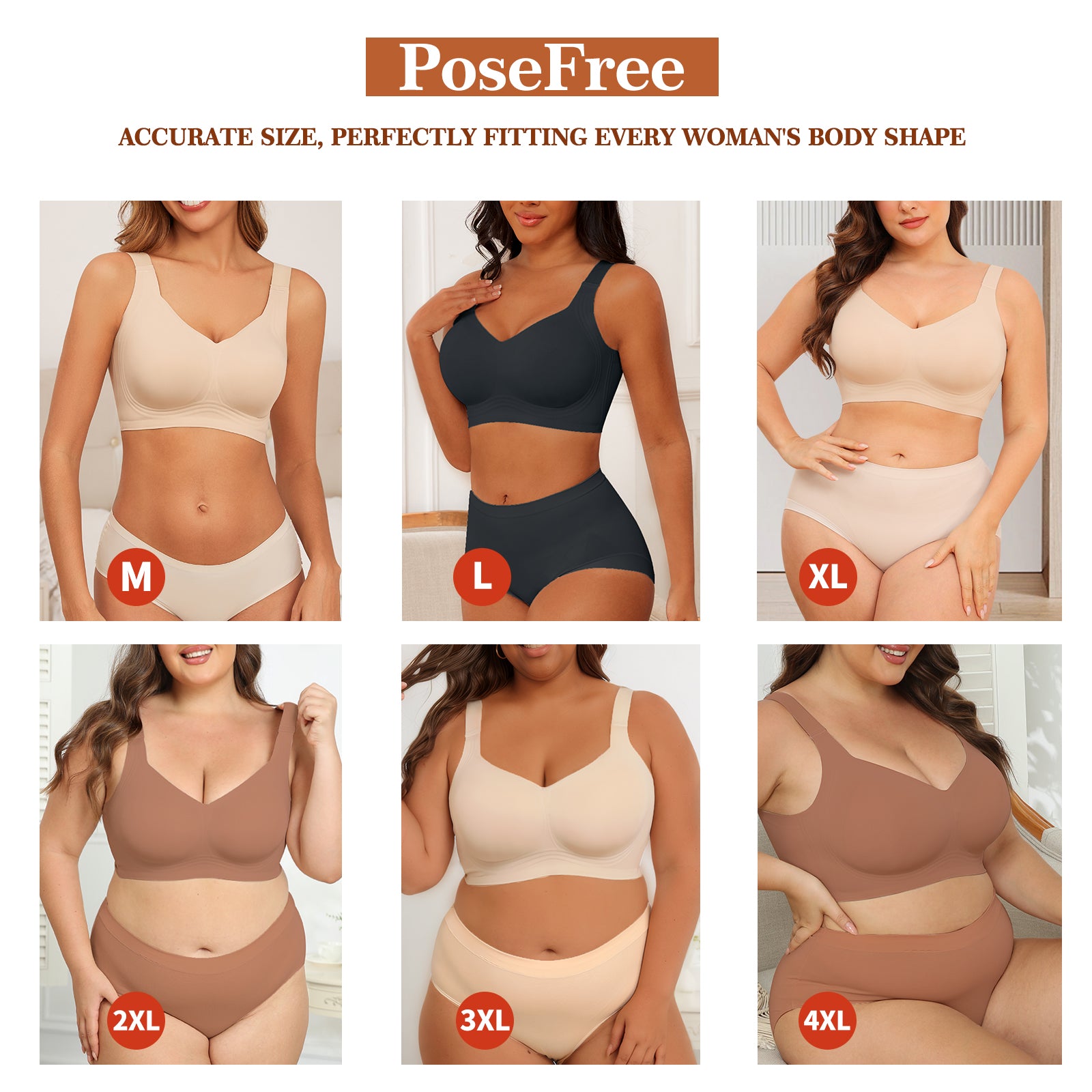 Full Coverage Seamless Wireless Supportive Bra