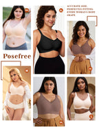 Posefree V-shaped Mesh Style Seamless Bra