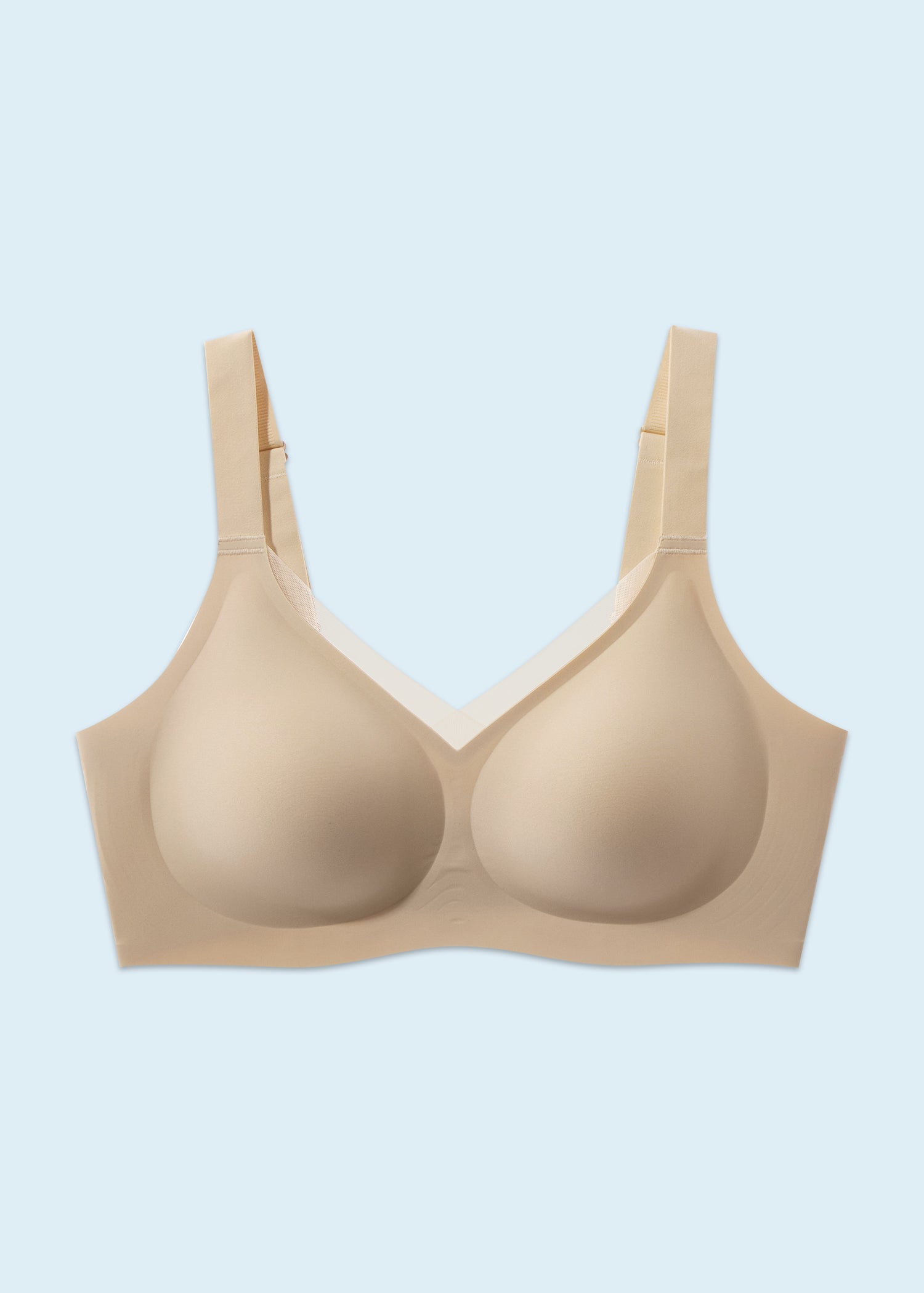 Posefree V-shaped Mesh Style Seamless Bra