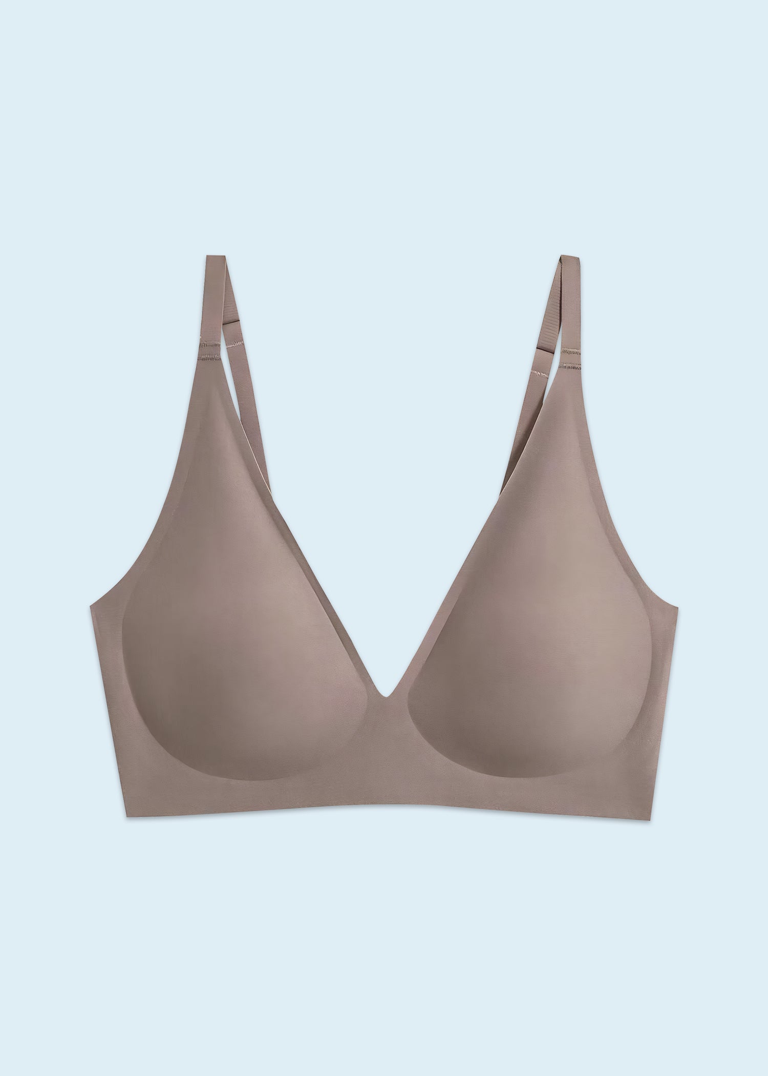 Posefree Deep V No Underwire Seamless Push Up Bra