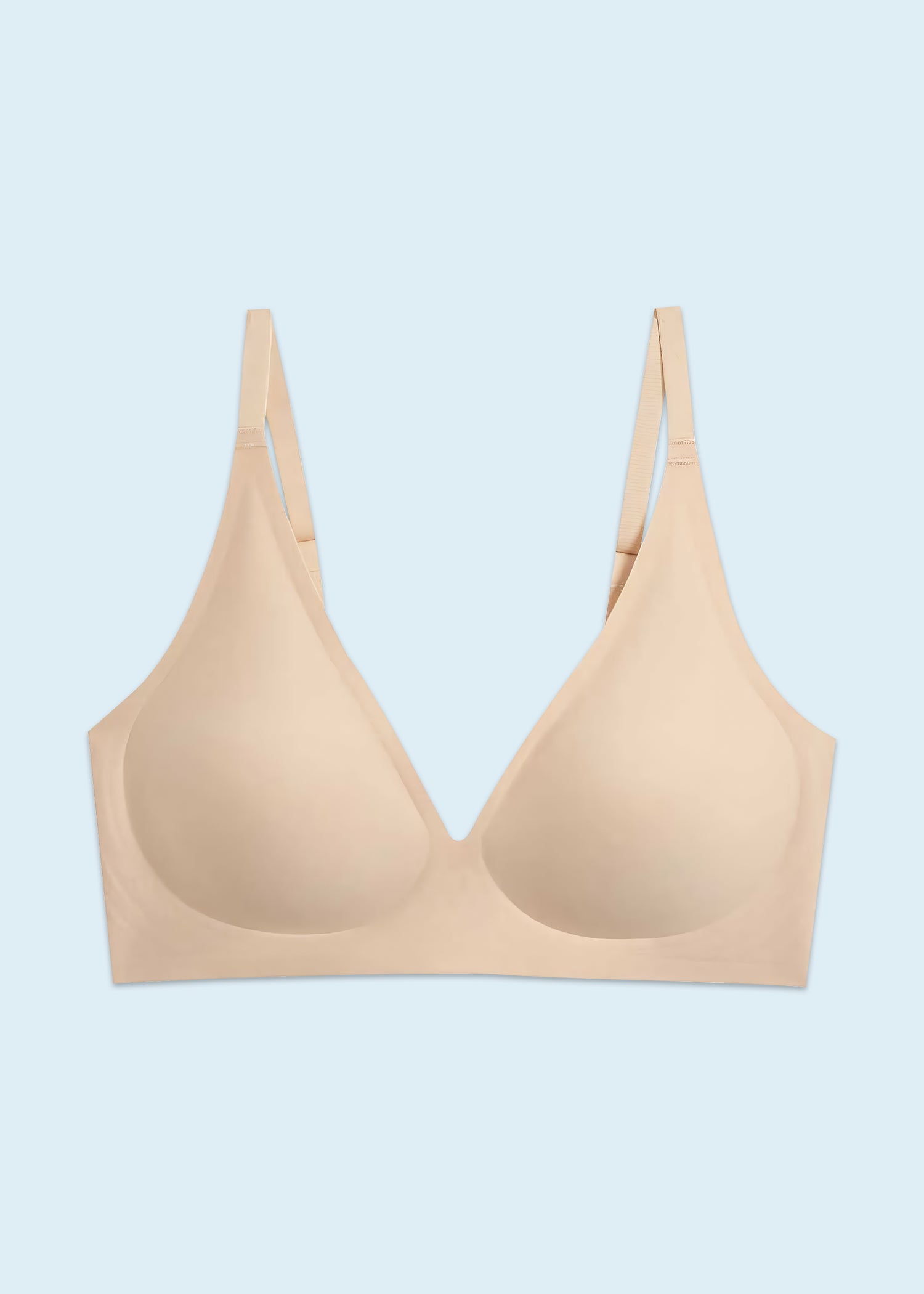 Posefree Deep V No Underwire Seamless Push Up Bra